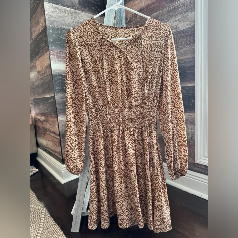 Cheetah print dress